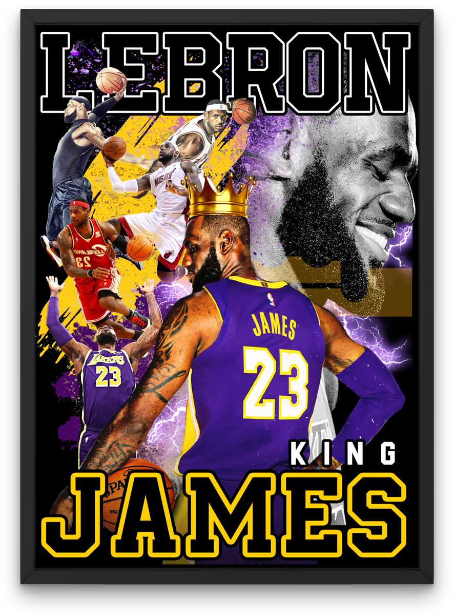 LeBron James  Lebron james poster, Lebron james, King lebron james