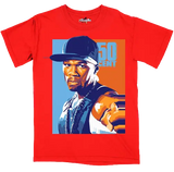 50 Cent Art T Shirt - Color Star Prints