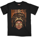 Black Nurse Drip T Shirt