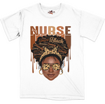 Black Nurse Drip T Shirt