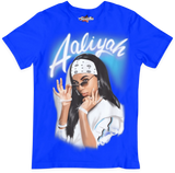 Aaliyah Air Brush Style T-Shirt - Color Star Prints