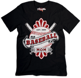 Baseball Mom T Shirt - Color Star Prints