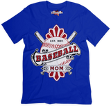 Baseball Mom T Shirt - Color Star Prints