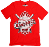 Baseball Mom T Shirt - Color Star Prints