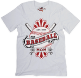 Baseball Mom T Shirt - Color Star Prints