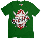 Baseball Mom T Shirt - Color Star Prints