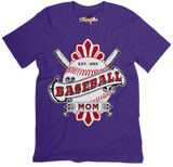 Baseball Mom T Shirt - Color Star Prints