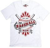 Baseball Mom T Shirt - Color Star Prints