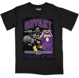 Young Kobe Bryant T Shirt Color Star Prints