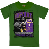 Young Kobe Bryant T Shirt Color Star Prints