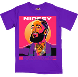 Nipsey Hussle Vaporwave T Shirt Color Star Prints