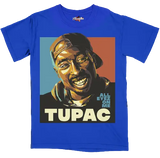 Tupac America T Shirt Color Star Prints