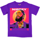 Nipsey Hussle Vaporwave T Shirt Color Star Prints