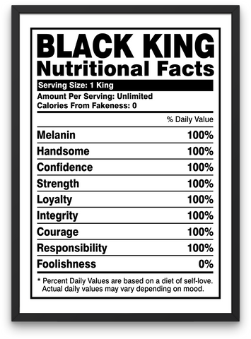Black King Nutritional Facts