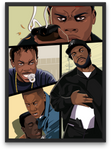 Boyz N Da Hood Cartoon Canvas Print