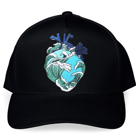 Ocean Heart Dad Hat