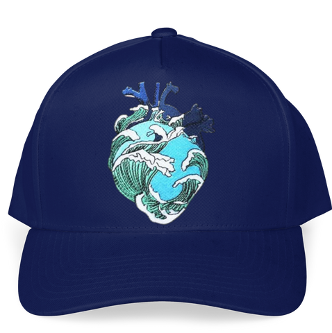 Ocean Heart Dad Hat